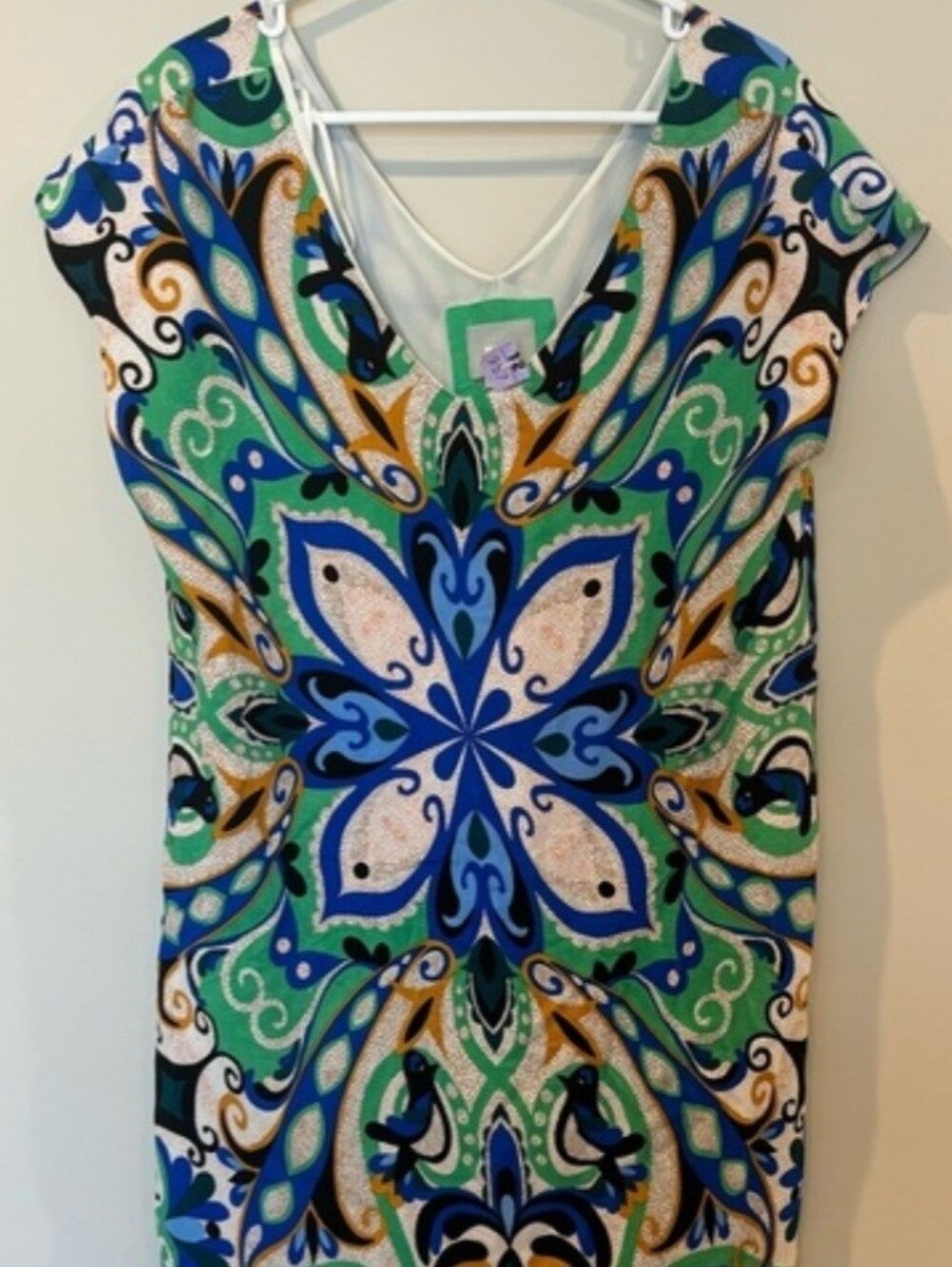Maeve Anthropologie Elegant Multicolor Patterned Dress Medium